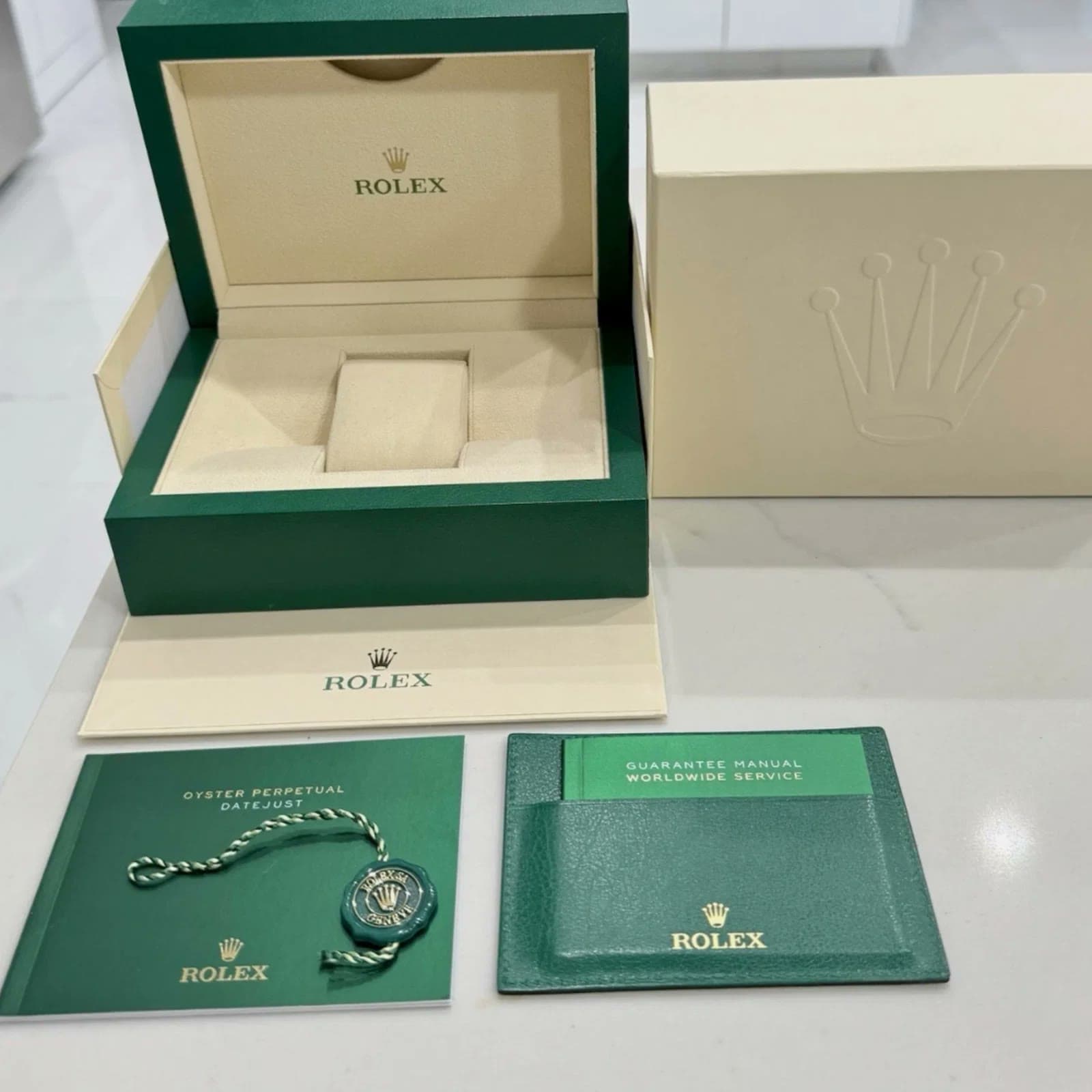 2022 Rolex Datejust 41 "Wimbledon" / Fluted / Jubilee 126334-0022 — 41 mm, Steel, Slate dial