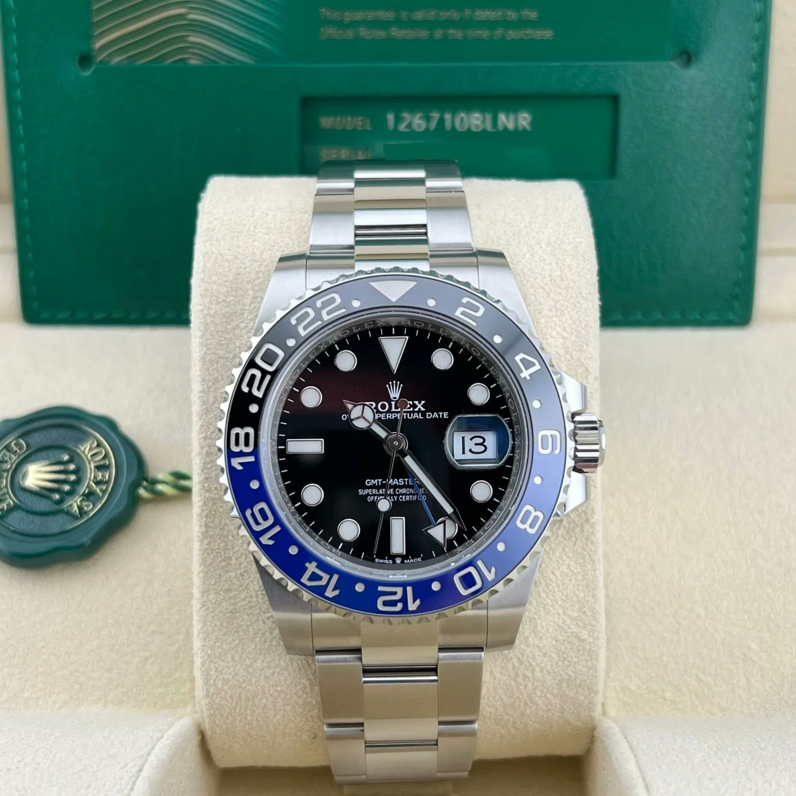 2024 Rolex GMT-Master II "Batman" 126710BLNR-0003 — 40 mm, Steel, Black dial