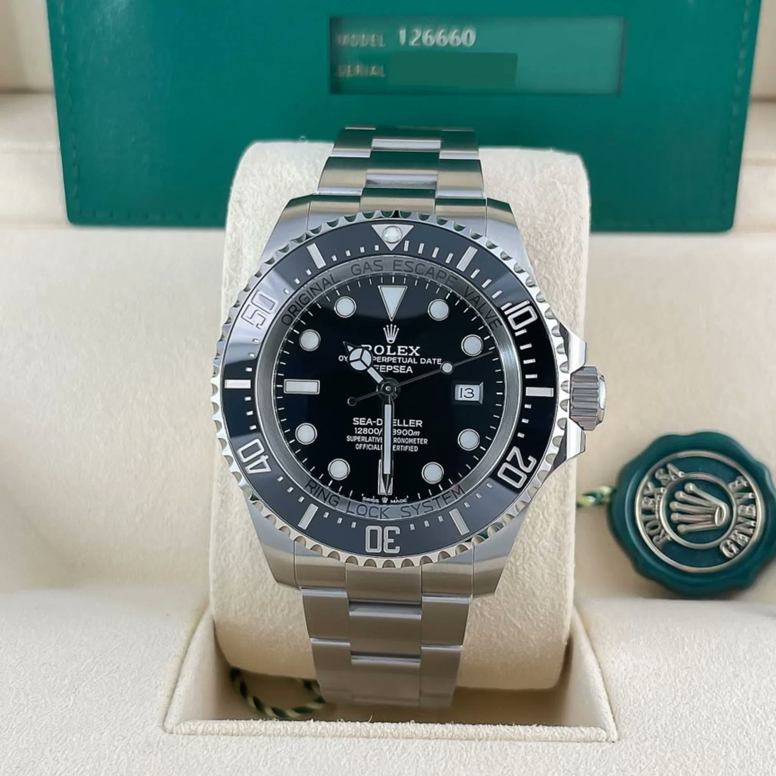 2021 Rolex Sea-Dweller Deepsea 126660-0001 — 44 mm, Steel, Black dial